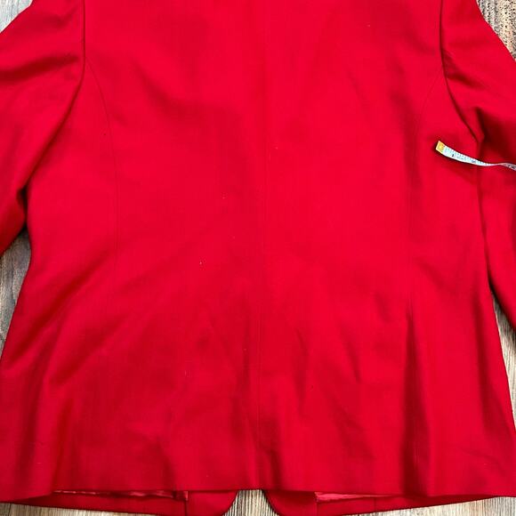 Vintage Pendleton Wool Blazer Red USA Made 16 Petite 1990s 1980s - Picture 12 of 12